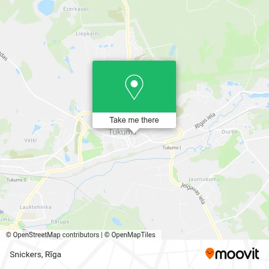 Snickers map