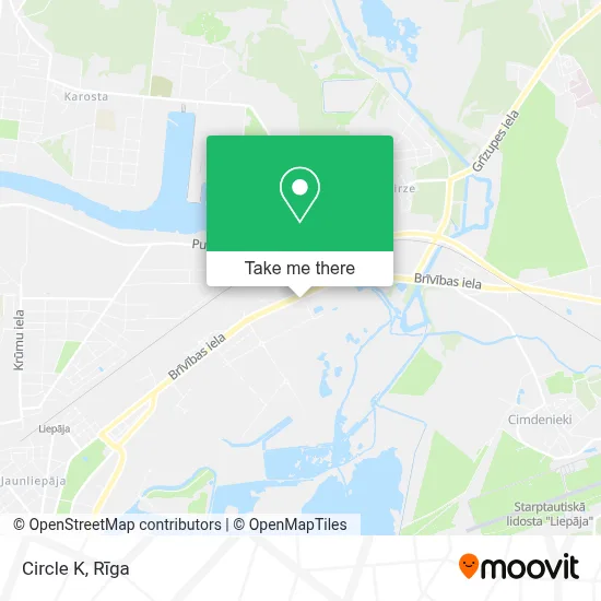 Circle K map