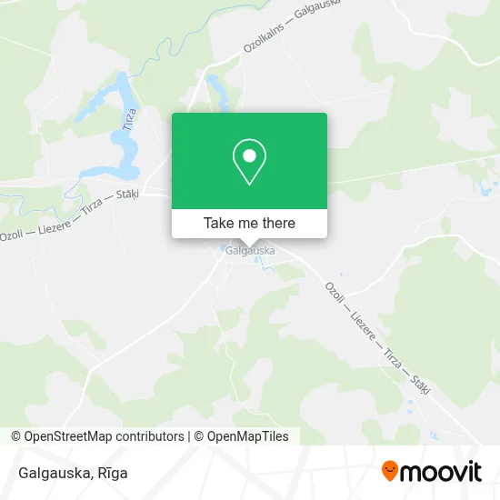 Galgauska map