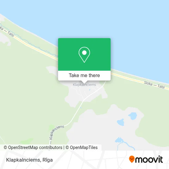 Klapkalnciems map