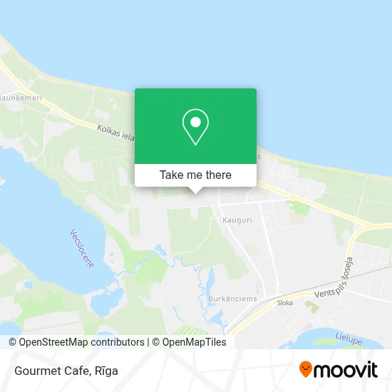 Gourmet Cafe map