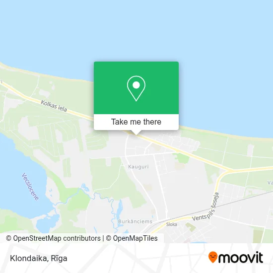 Klondaika map