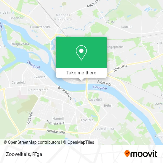 Zooveikals map
