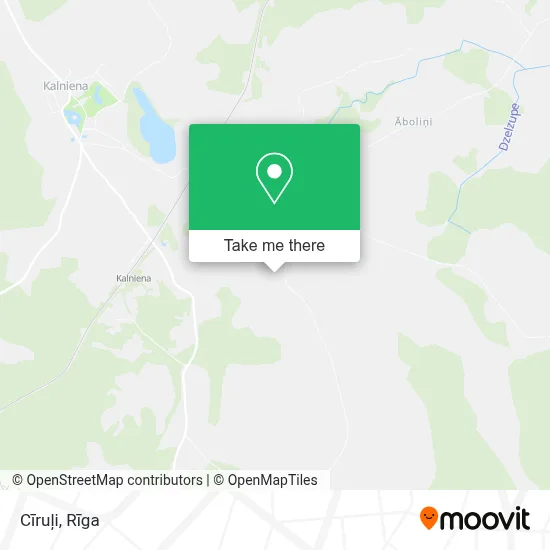 Cīruļi map