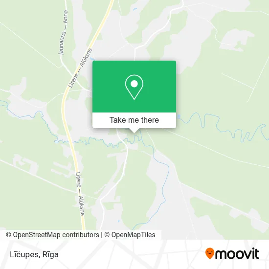 Līčupes map