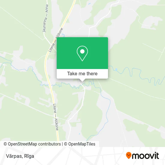 Vārpas map