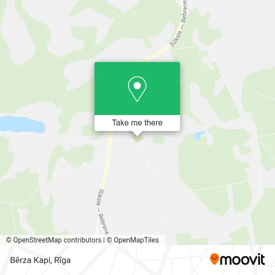 Bērza Kapi map