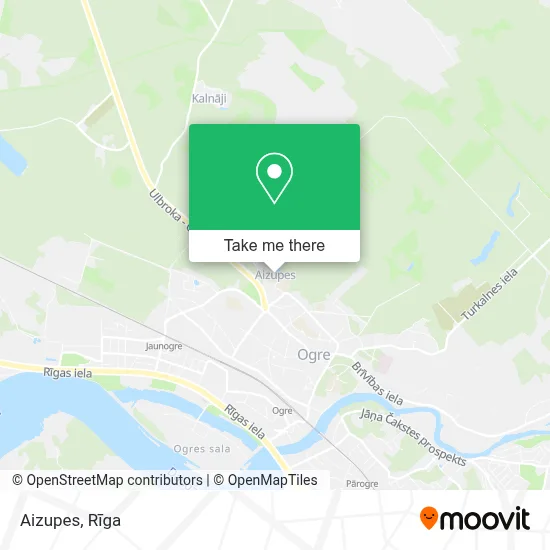 Aizupes map