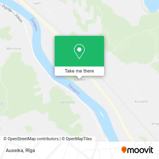 Auseika map