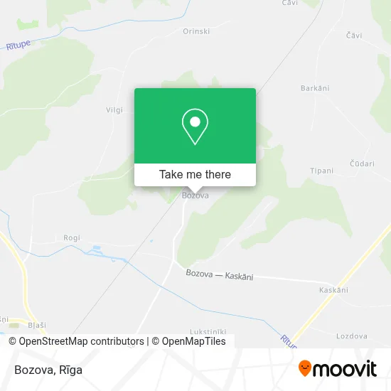 Bozova map