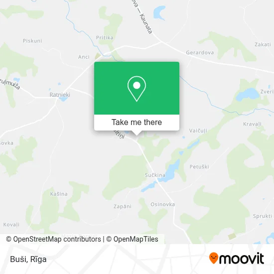 Buši map