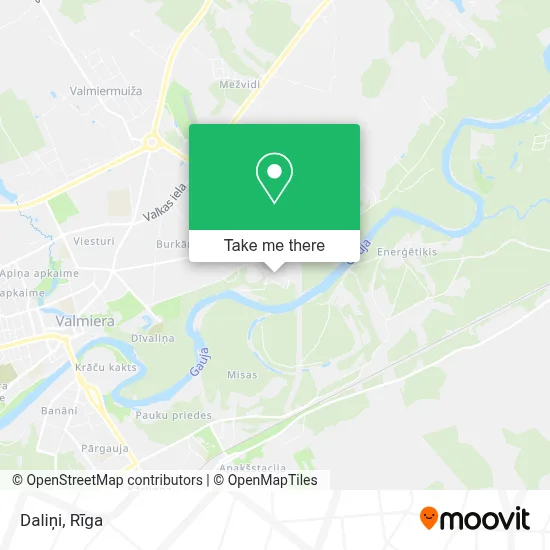 Daliņi map