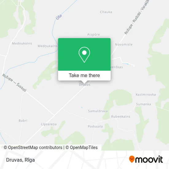 Druvas map