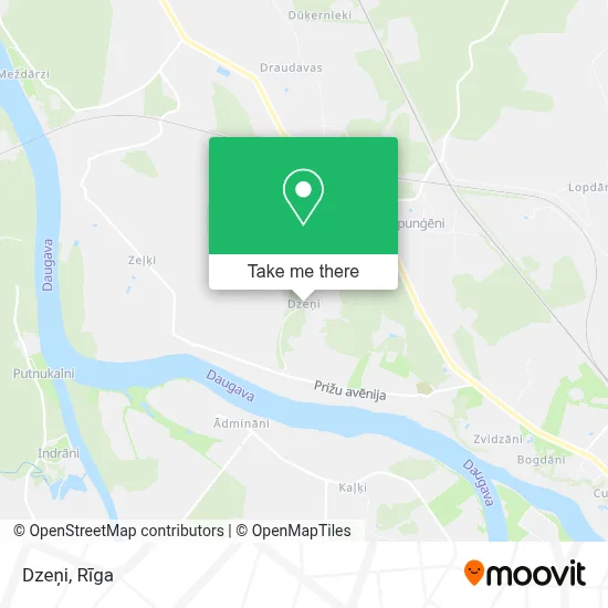Dzeņi map
