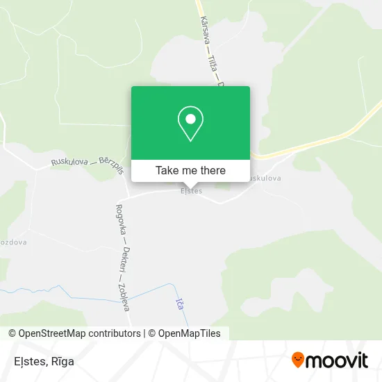 Eļstes map