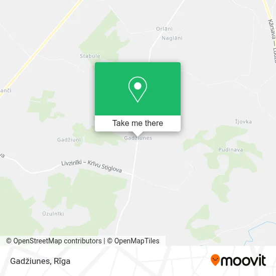 Gadžiunes map