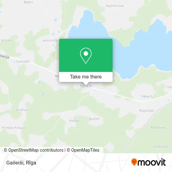 Gaileiši map