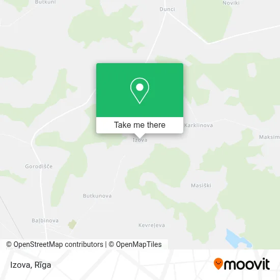 Izova map