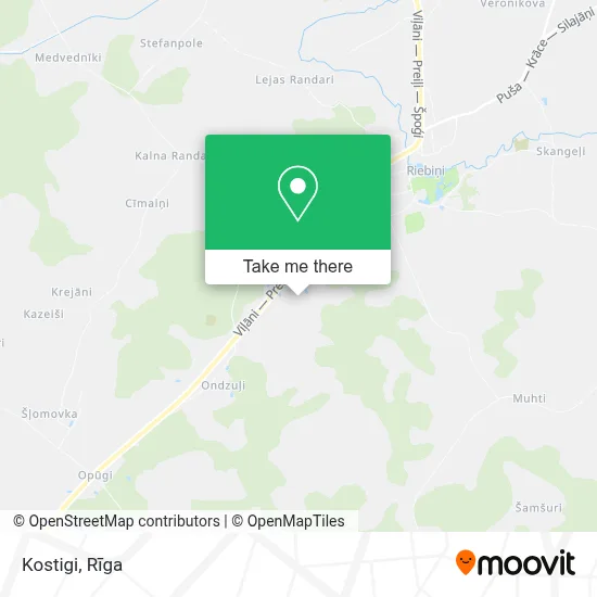 Kostigi map