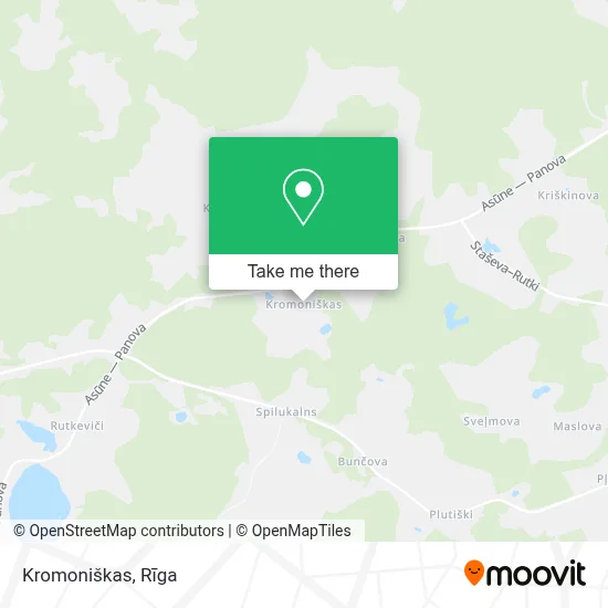Kromoniškas map