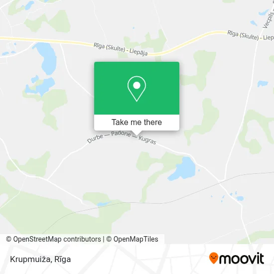 Krupmuiža map