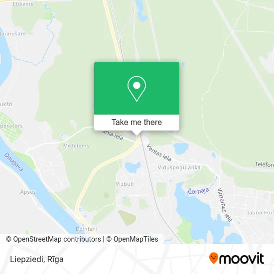 Liepziedi map
