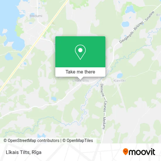 Līkais Tilts map