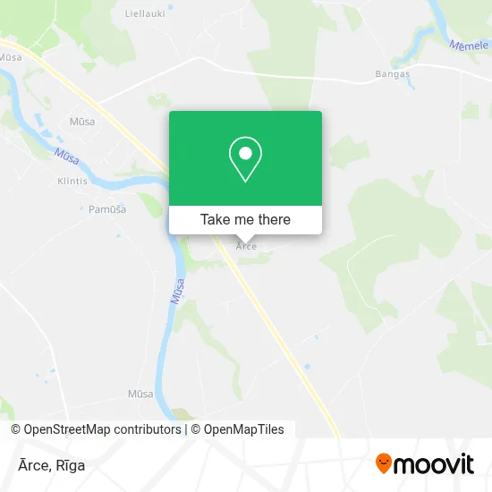 Ārce map