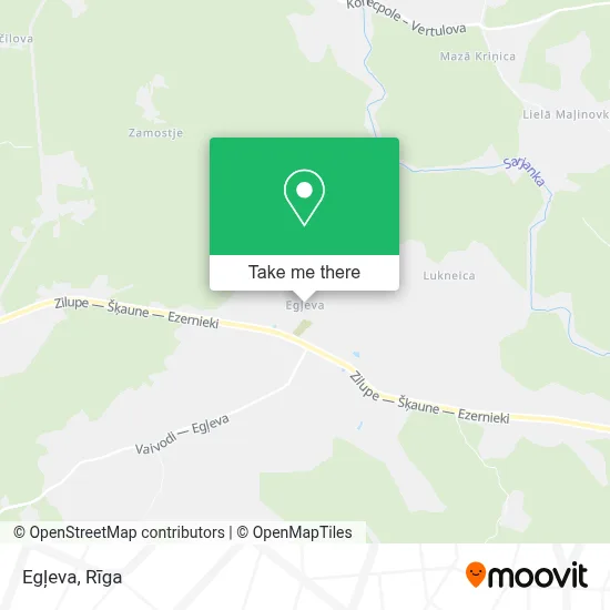 Egļeva map