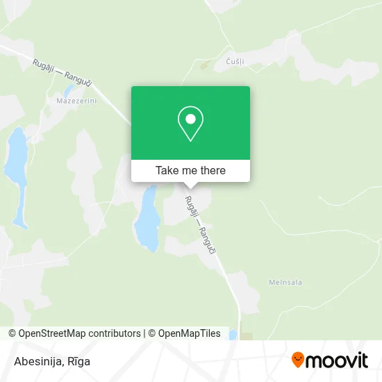 Abesinija map