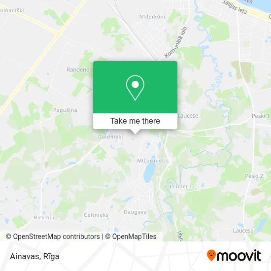 Ainavas map
