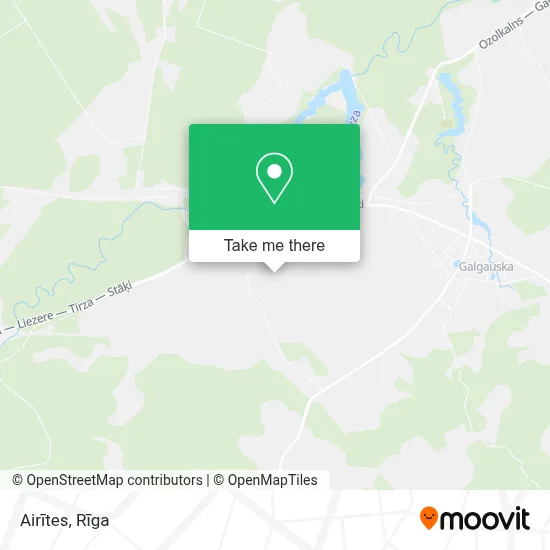 Airītes map