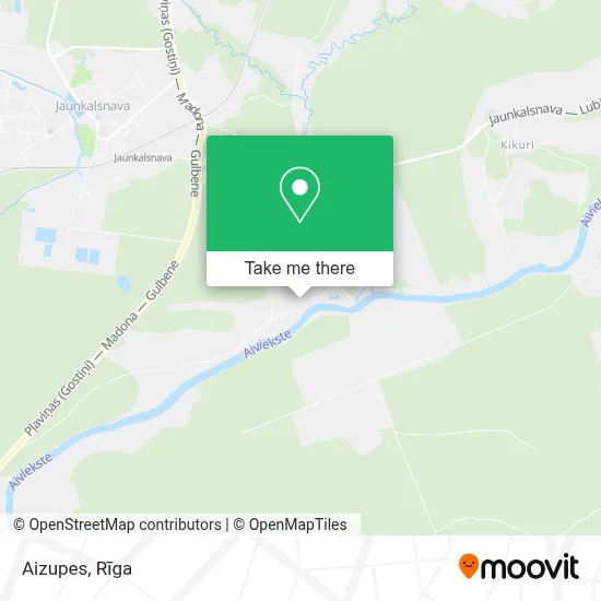 Aizupes map