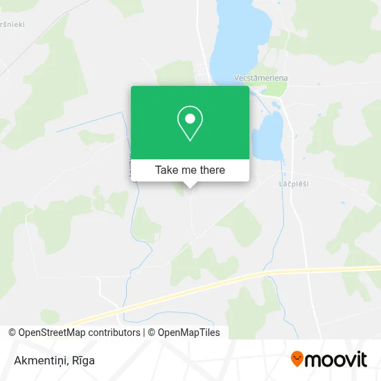 Akmentiņi map