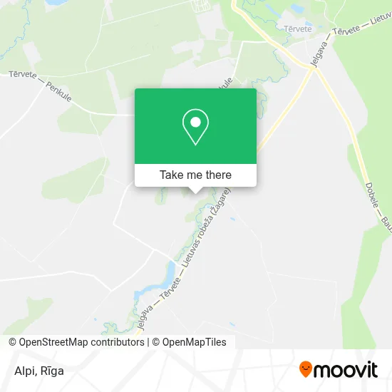 Alpi map