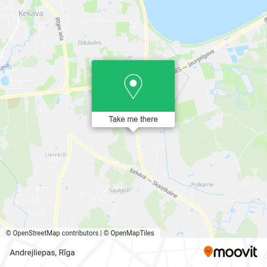 Andrejliepas map