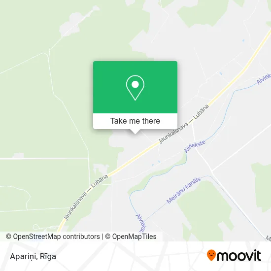 Apariņi map