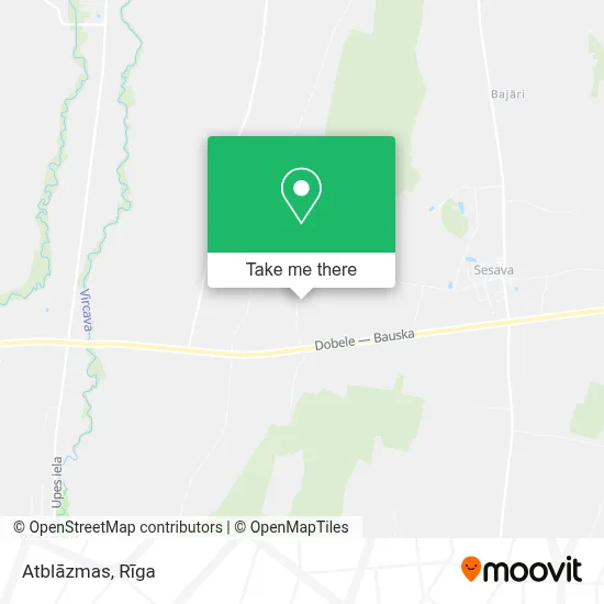 Atblāzmas map