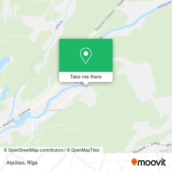 Atpūtas map