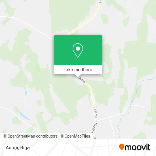 Auriņi map