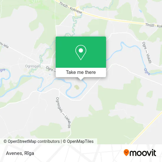 Avenes map