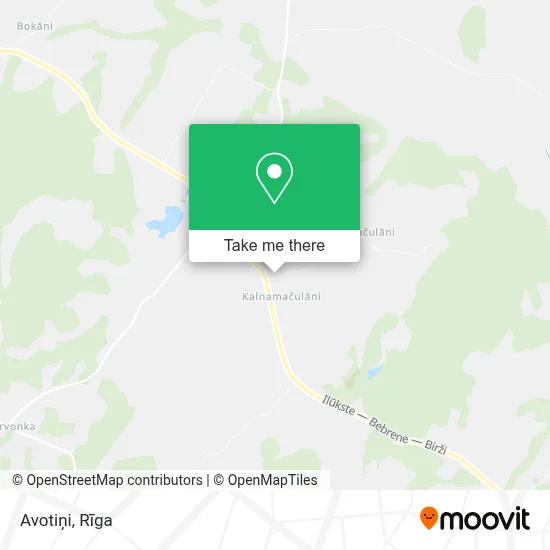 Avotiņi map