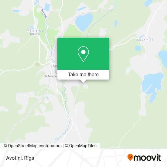 Avotiņi map