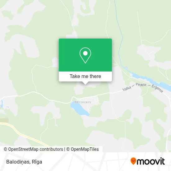 Balodiņas map