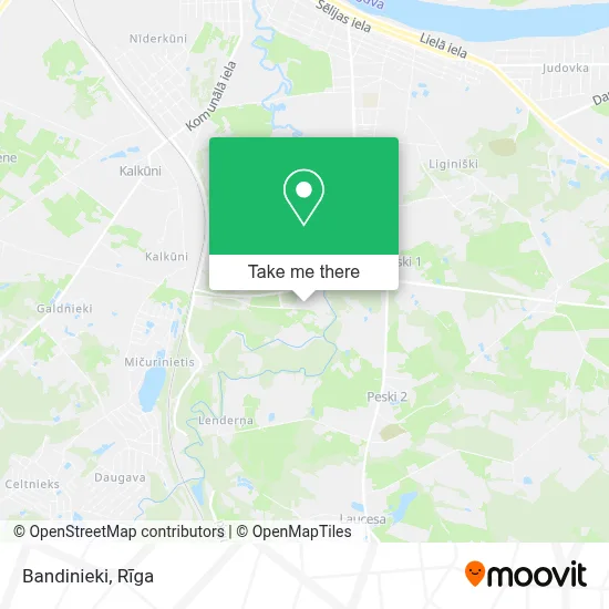 Bandinieki map