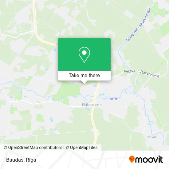 Baudas map