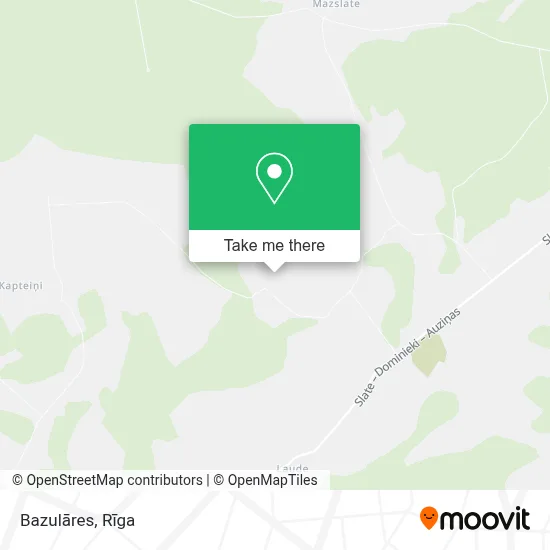 Bazulāres map