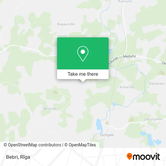 Bebri map