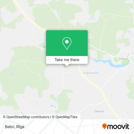 Bebri map