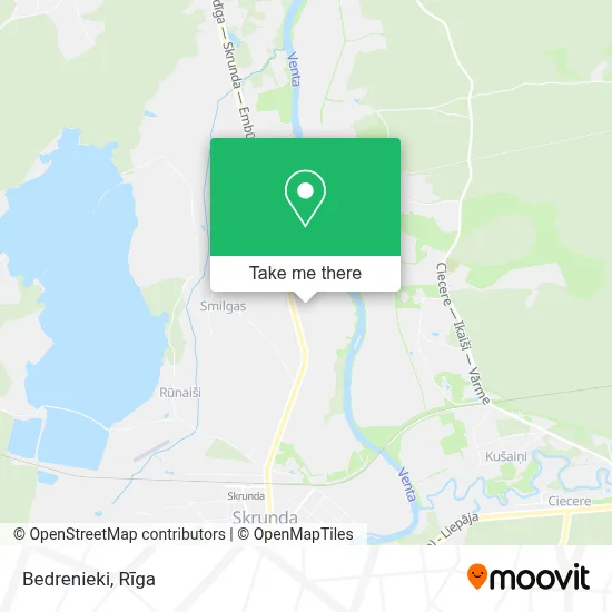 Bedrenieki map